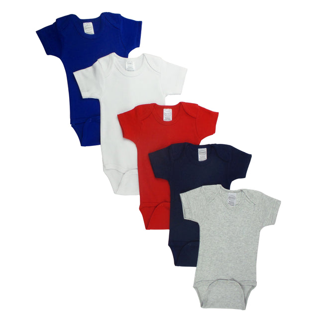 Red Bodysuit Onezies (Pack of 5) 0010-B-W-R-N-G-5