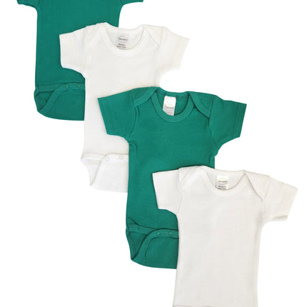 Unisex Baby 4 Pc Onezies NC_0472