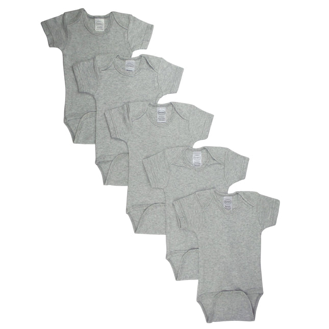 Grey Bodysuit Onezies (Pack of 5) 0010.Grey.5