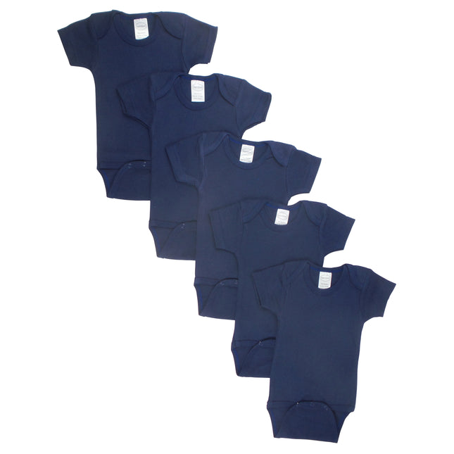 Navy Bodysuit Onezies (Pack of 5) 0010.Navy.5