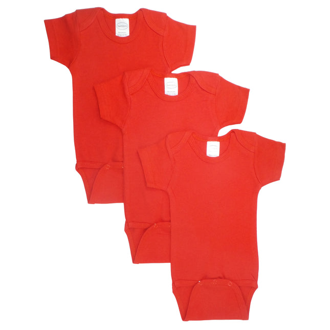 Red Bodysuit Onezies (Pack of 3) 0010.Red.3