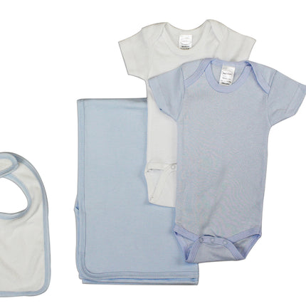 Newborn Baby Boy 7 Pc Layette Baby Shower Gift Set LS_0002
