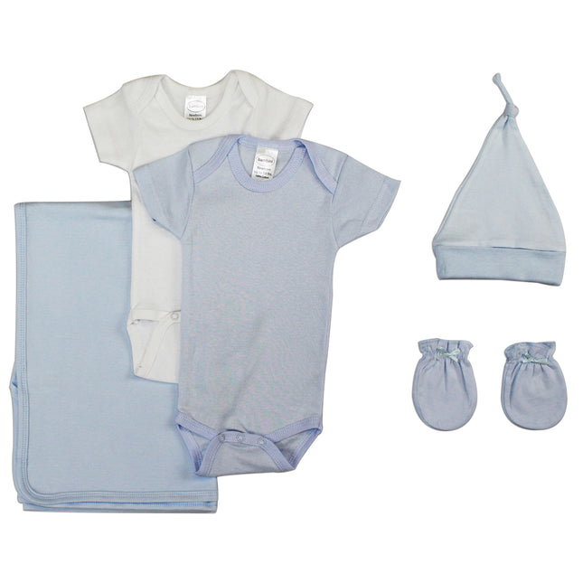 Boys 5 Pc Layette Baby Clothes Set NC_0945