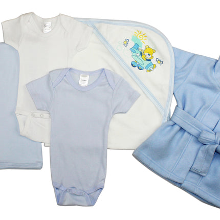 Essential Newborn Baby Boy 7 Piece Layette Set LS_0005