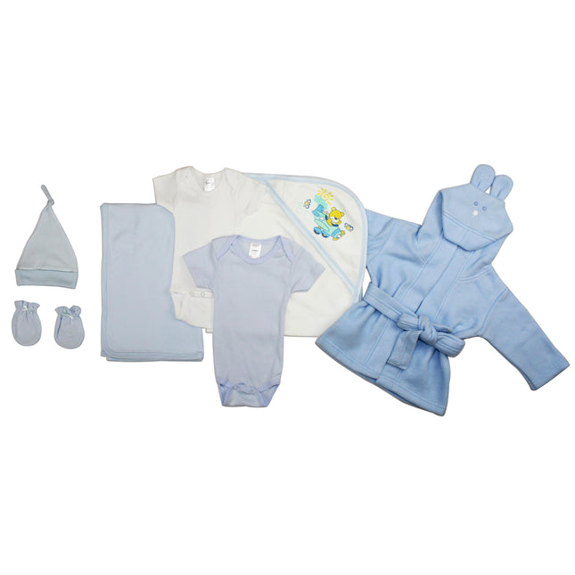 Essential Newborn Baby Boy 7 Piece Layette Set LS_0005