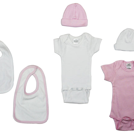 Girls 6 Piece Layette Set LS_0007