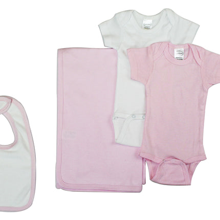 Newborn Baby Girl 7 Pc Layette Gift Set LS_0008