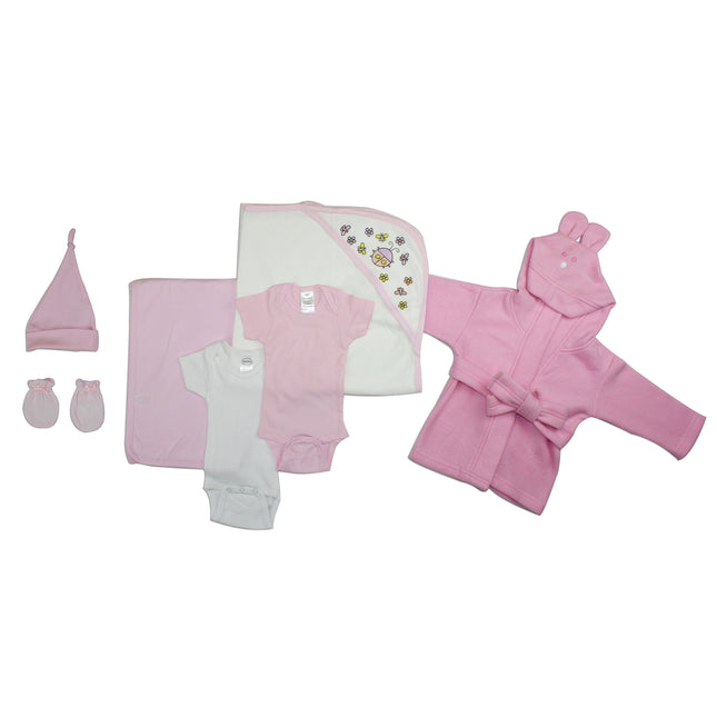 Essential Newborn Baby Girl 7 Piece Layette Set LS_0011