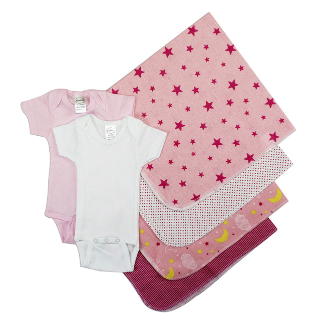 Baby Girl 6 Pc Layette Sets NC_0409