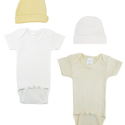Unisex Baby 4 Pc Layette Sets NC_0410