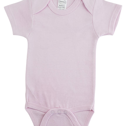 Interlock Pink Short Sleeve Onezie 0030B
