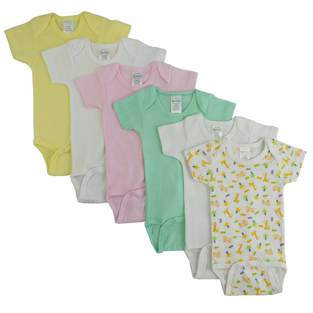 Pastel Girls Short Sleeve 6 Pack 003_004