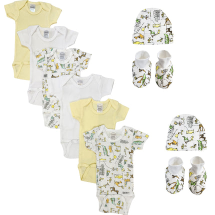 Unisex Baby 10 Pc Layette Sets NC_0417