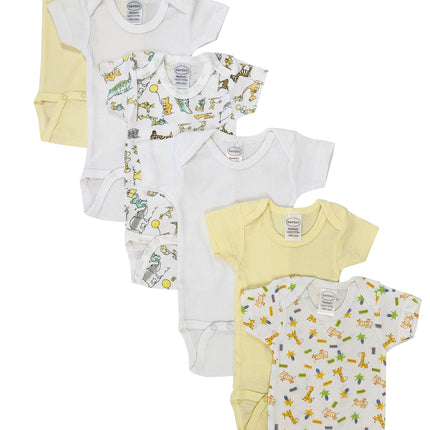 Unisex Baby 6 Pc Bodysuits NC_0421