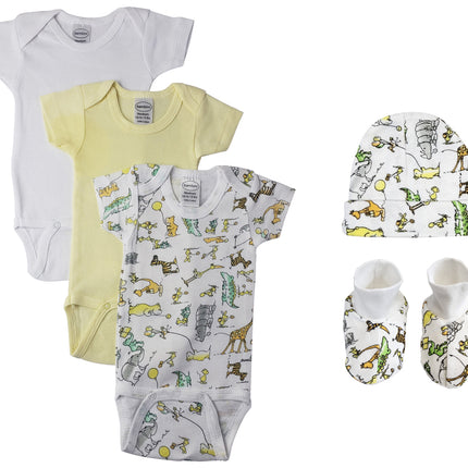 Unisex Baby 5 Pc Bodysuits NC_0425