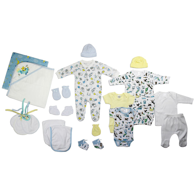 Newborn Baby Boy 19 Pc Layette Baby Shower Gift Set LS_0016