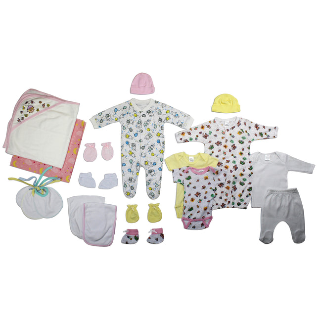 Newborn Baby Girl 19 Pc Layette Baby Shower Gift Set LS_0029