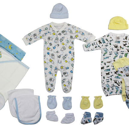Newborn Baby Boy 19 Pc Layette Baby Shower Gift Set LS_0020