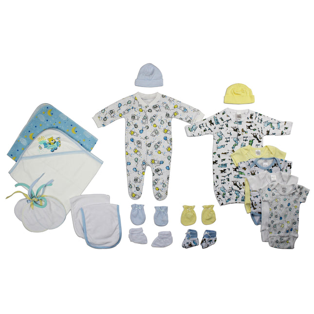 Newborn Baby Boy 19 Pc Layette Baby Shower Gift Set LS_0020