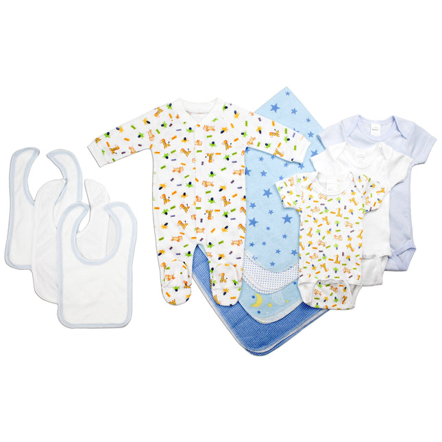 Newborn Baby Boy 11 Pc Layette Baby Shower Gift Set LS_0022