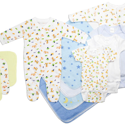 Newborn Baby Boy 13 Pc Layette Baby Shower Gift Set LS_0024