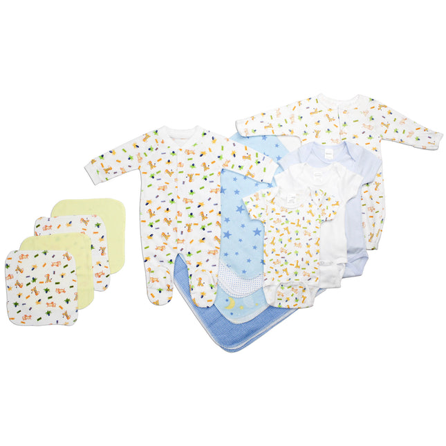 Newborn Baby Boy 13 Pc Layette Baby Shower Gift Set LS_0024