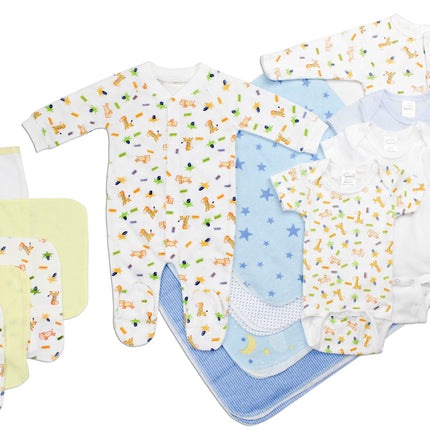 Newborn Baby Boy 14 Pc Layette Baby Shower Gift Set LS_0025