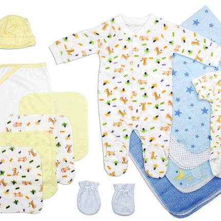 Newborn Baby Boy 20 Pc Layette Baby Shower Gift Set LS_0027