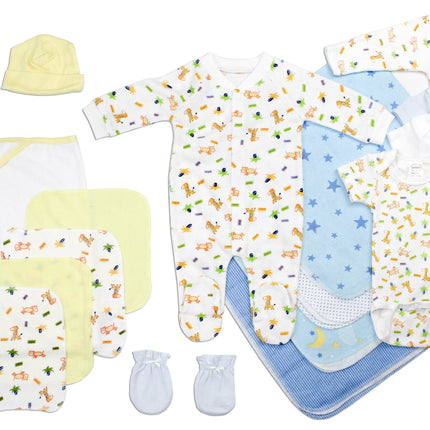 Newborn Baby Boy 21 Pc Layette Baby Shower Gift Set LS_0028