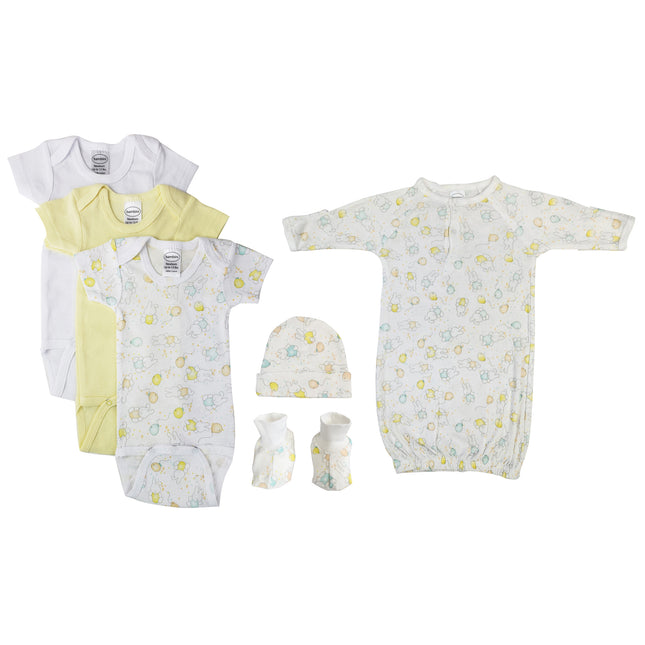 Unisex Baby 6 Pc Layette Sets NC_0440