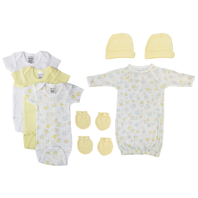 Unisex Baby 10 Pc Layette Sets NC_0444