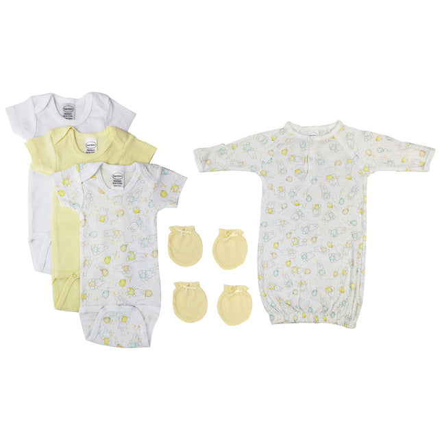 Unisex Baby 6 Pc Layette Sets NC_0443