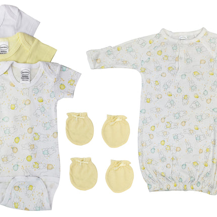 Unisex Baby 6 Pc Layette Sets NC_0443