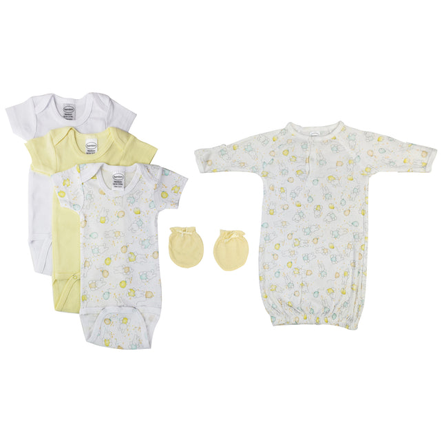 Unisex Baby 5 Pc Layette Sets NC_0442