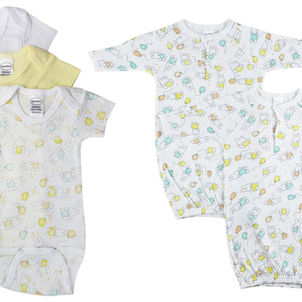 Unisex Baby 5 Pc Layette Sets NC_0445