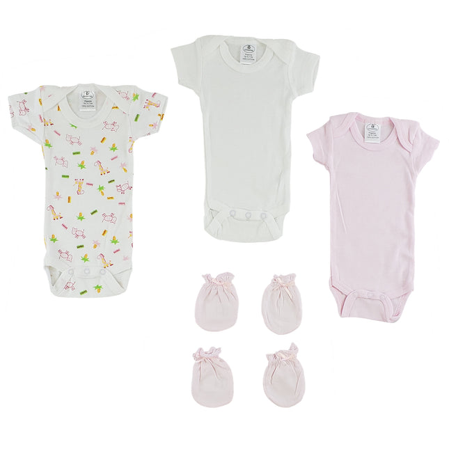 Preemie Onezies and Mittens - 2 pc Set CS_0059