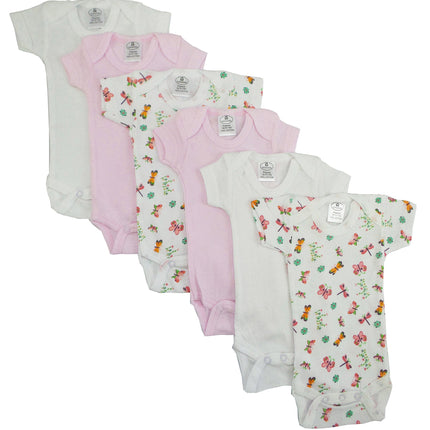 Girls Printed Short Sleeve 6 Pack 005_005