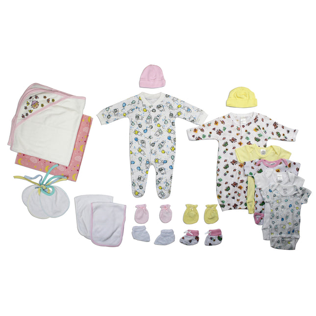 Newborn Baby Girls 20 Pc Layette Baby Shower Gift Set LS_0034