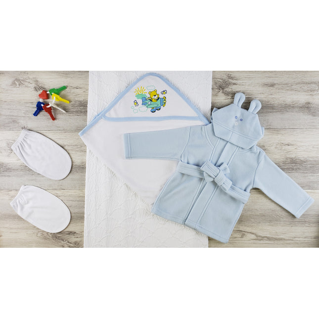 Hooded Towel, Wash Mittens and Robe LS_0616