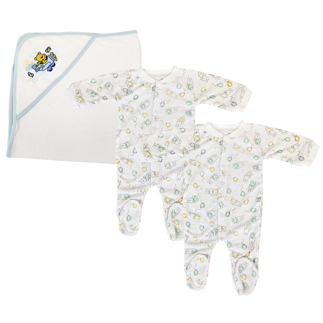 Boy Closed-toe Sleep & Play (Pack of 3 ) NC_0720