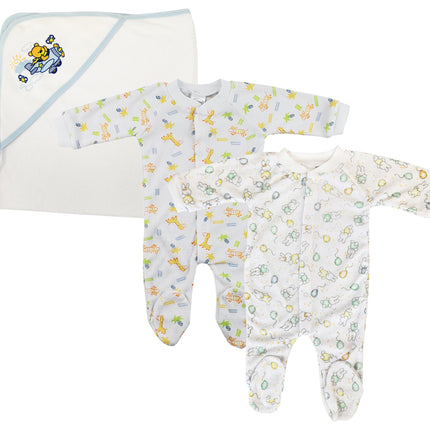 Boy Closed-toe Sleep & Play (Pack of 3 ) NC_0721