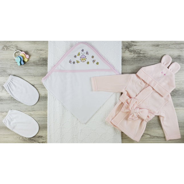 Hooded Towel, Wash Mittens and Robe LS_0622