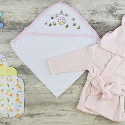 Hooded Towel, Wash Coths and Robe LS_0624