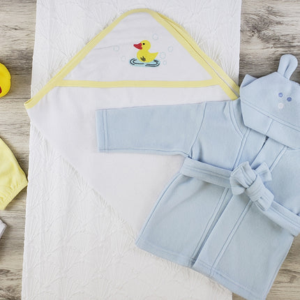 Hooded Towel, Bath Mittens and Robe LS_0629