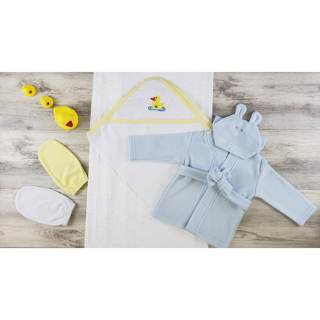 Hooded Towel, Bath Mittens and Robe LS_0629