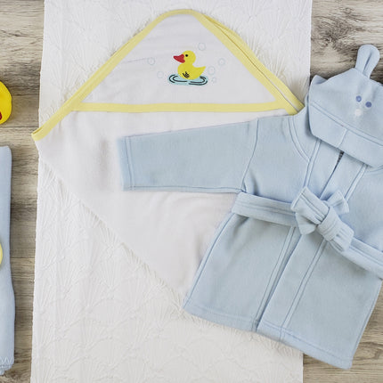 Hooded Towel, Bath Mittens, Blanket and Robe LS_0630