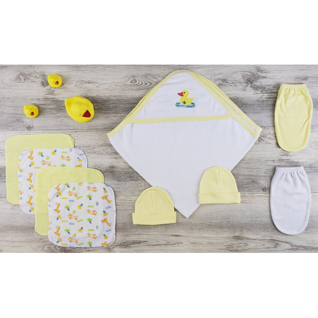 Hooded Towel, Bath Mittens and Caps LS_0633