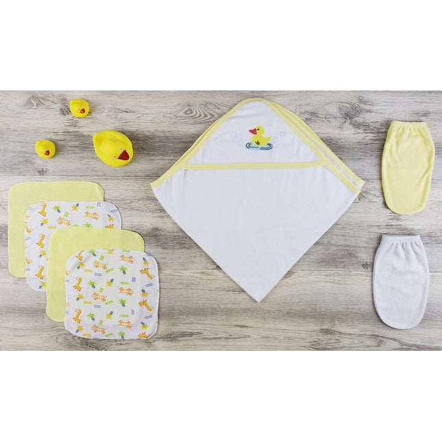 Hooded Towel, Wash Clothes, Bath Mittens LS_0634