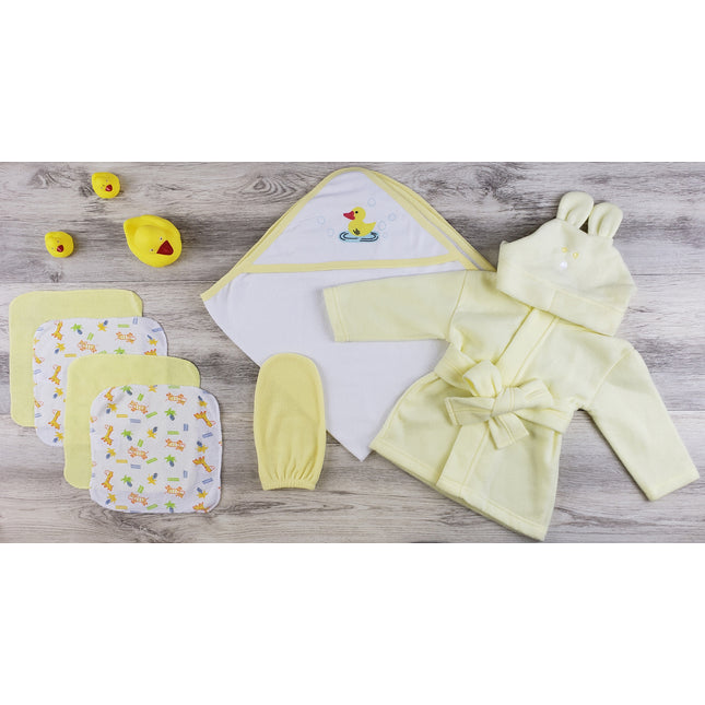 Hooded Towel, Wash Clothes, Bath Mitten and Robe LS_0635
