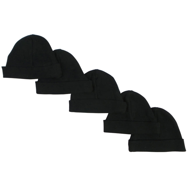 Black Baby Cap (Pack of 5) 031-BLACK-5